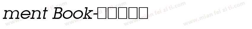 ment Book字体转换
